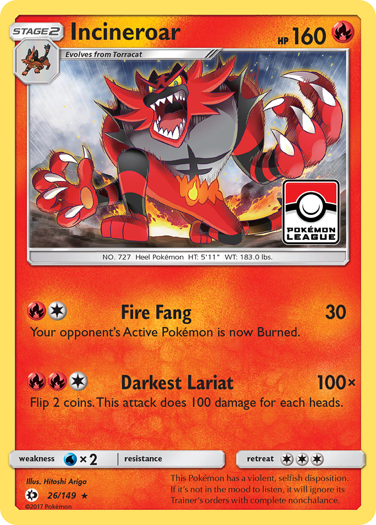 Incineroar 26 / 149