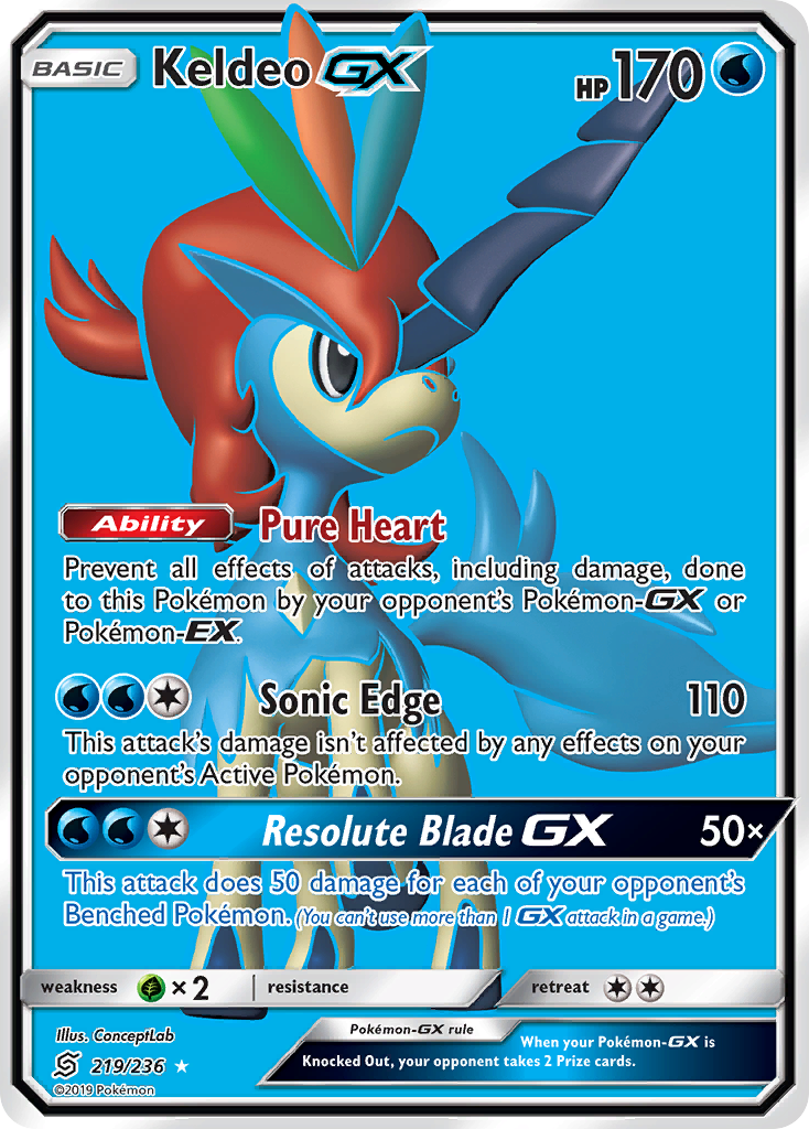 Keldeo-GX 219 / 236