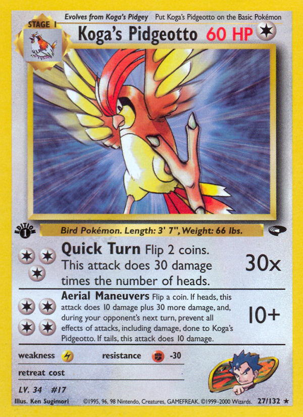 Koga's Pidgeotto 27 / 132