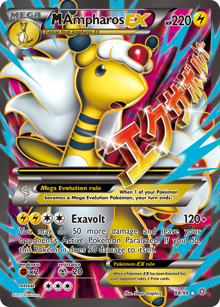 M Ampharos-EX 88 / 98