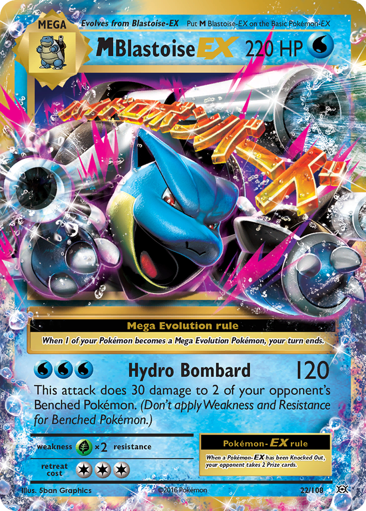 M Blastoise-EX 22 / 108