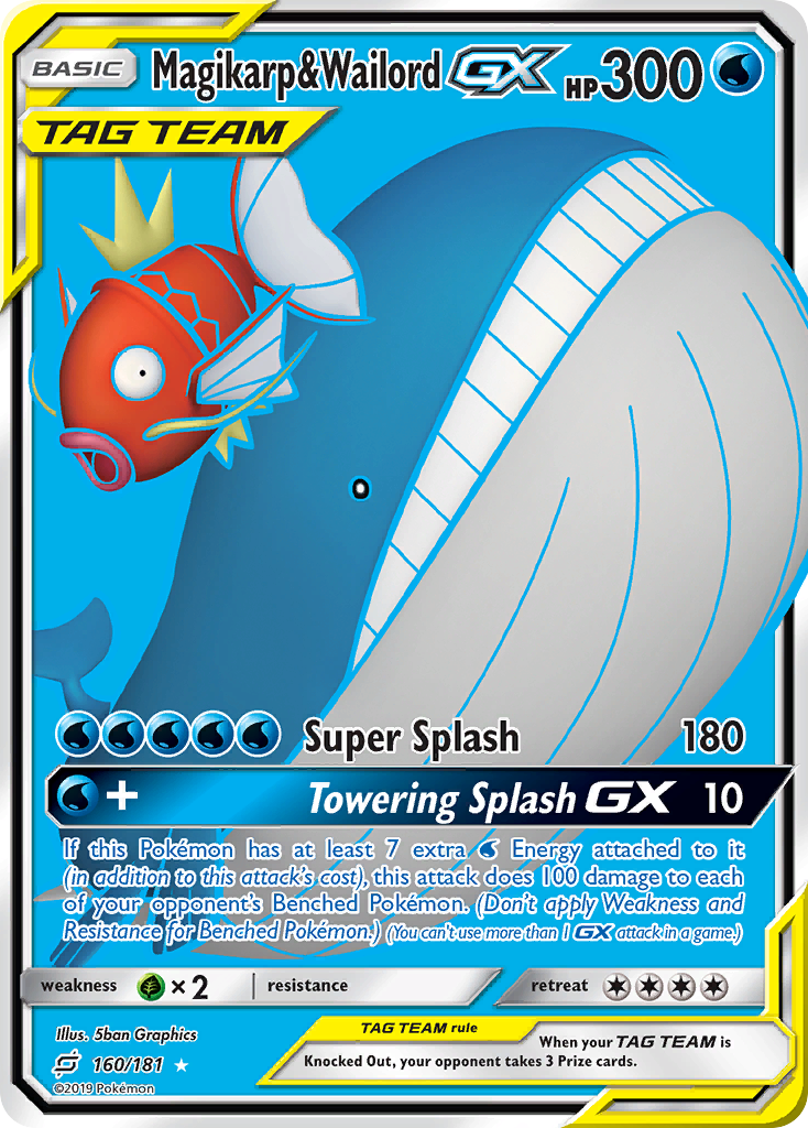 Magikarp & Wailord-GX 160 / 181
