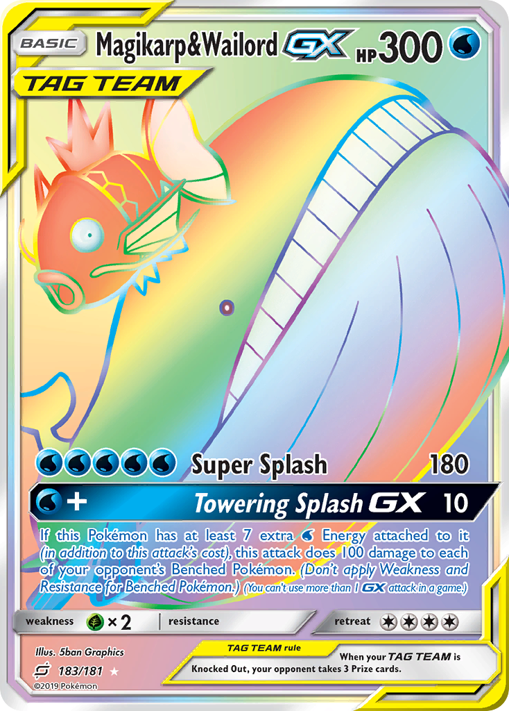 Magikarp & Wailord-GX 183 / 181