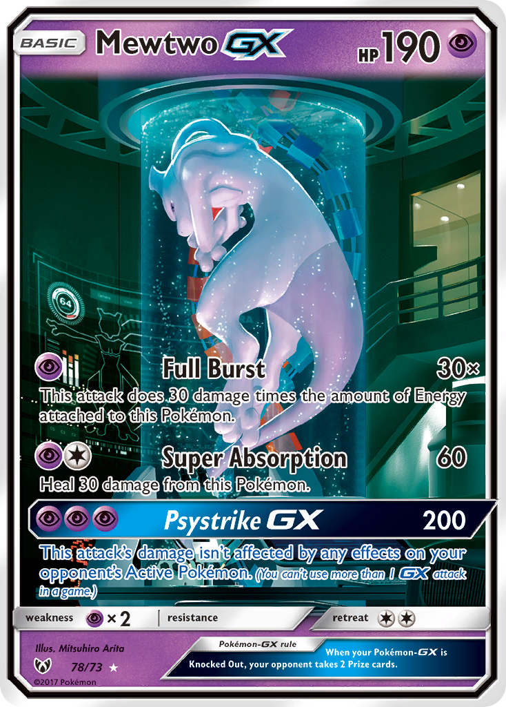 Mewtwo-GX 78 / 73