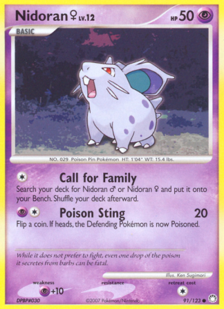 Nidoran ♀ 91 / 123
