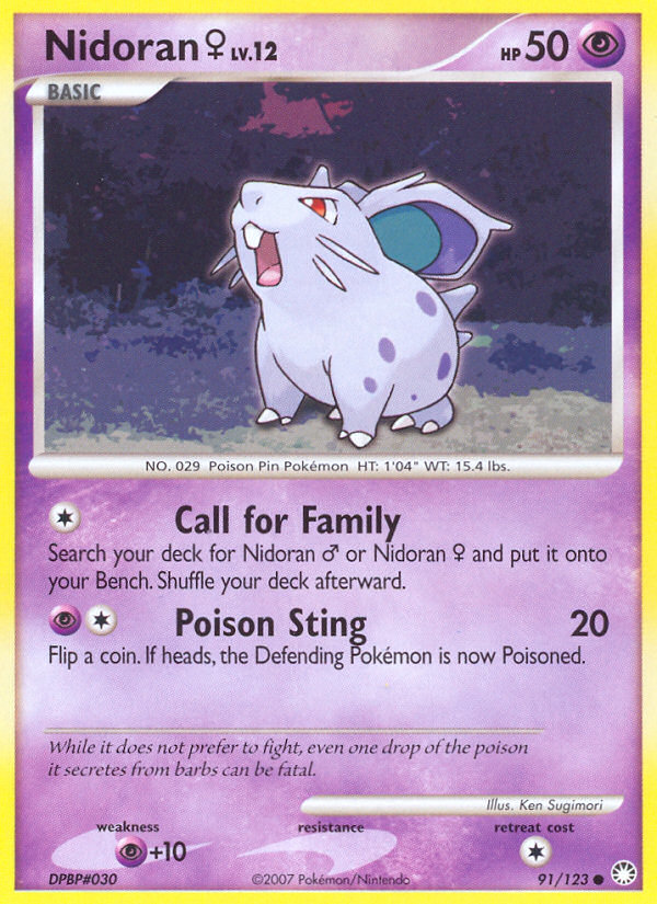 Nidoran ♀ 91 / 123