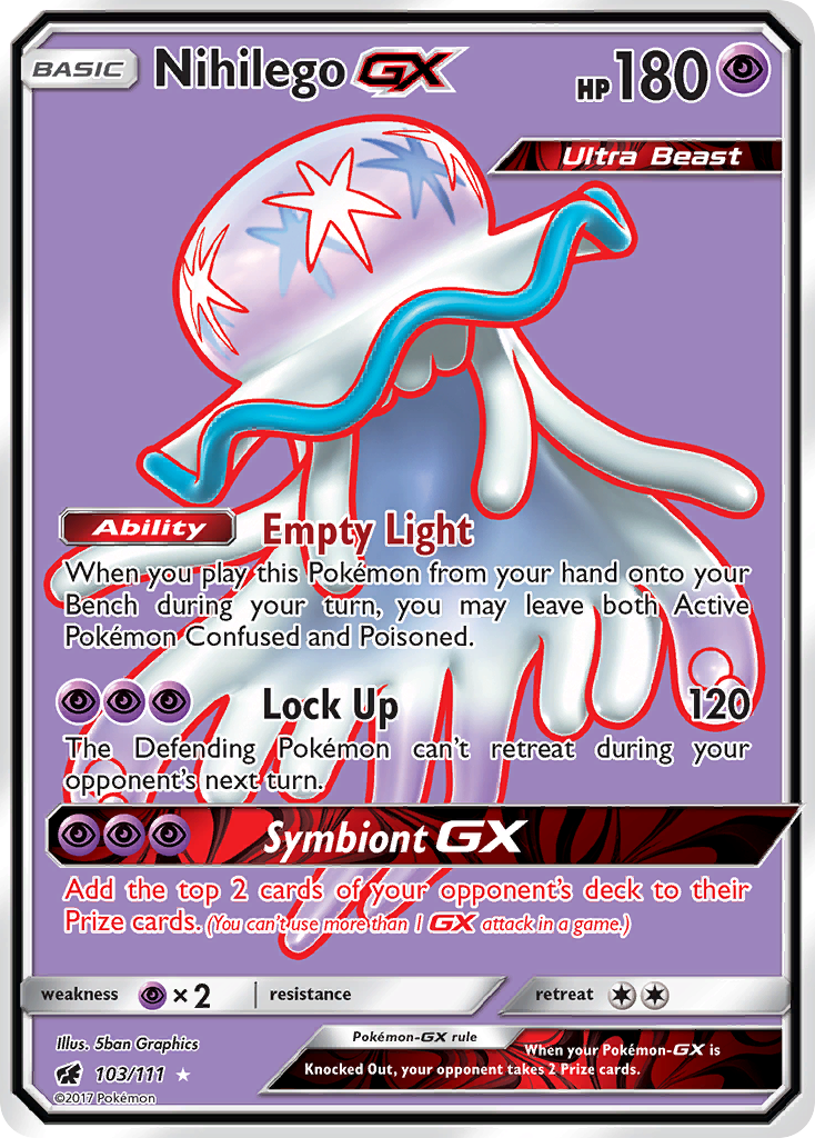 Nihilego-GX 103 / 111