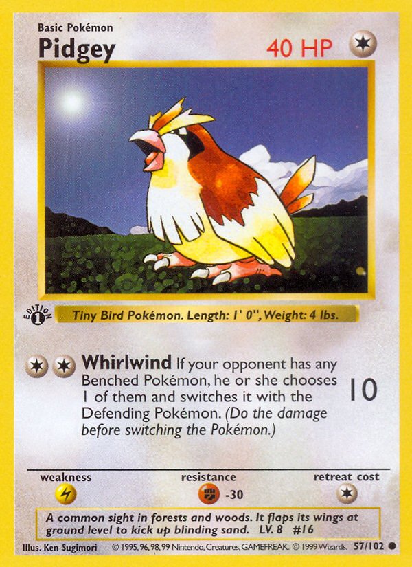 Pidgey 57 / 102