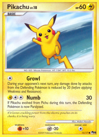 Pikachu 15 / 17