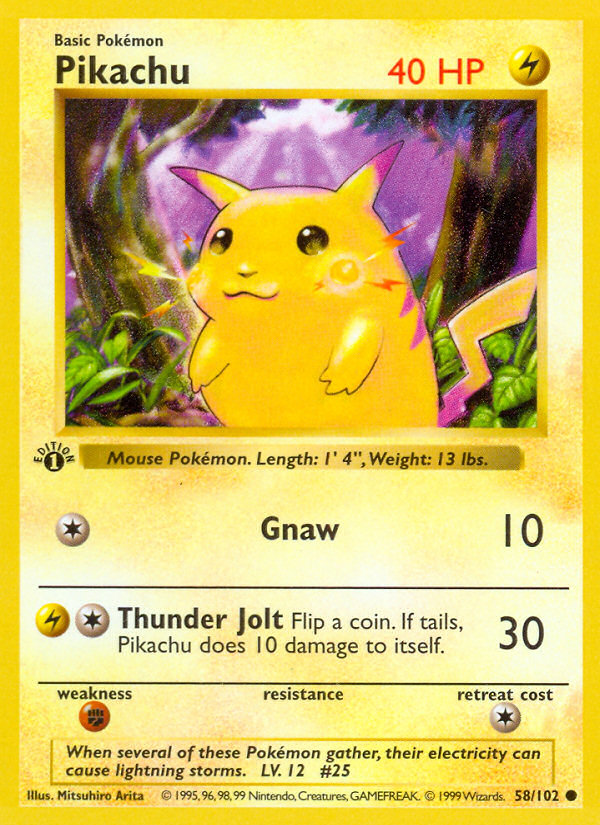 Pikachu 58 / 102