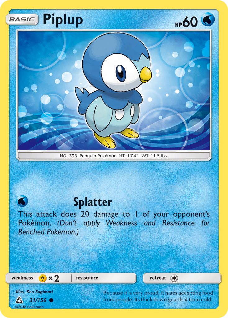 Piplup 31 / 156