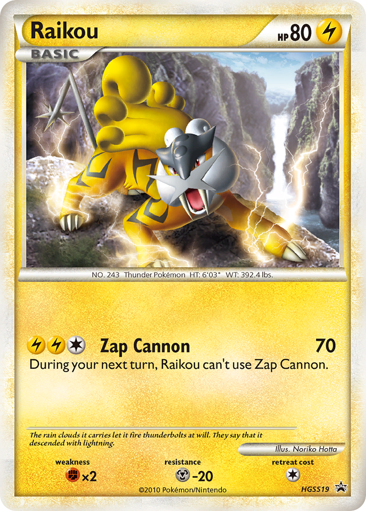 Raikou HGSS19 / 25