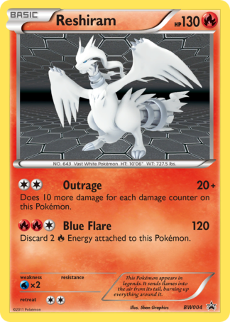 Reshiram BW004 / 101