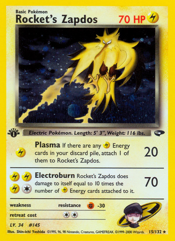 Rocket's Zapdos 15 / 132