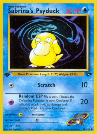 Sabrina's Psyduck 99 / 132