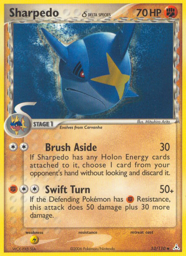Sharpedo δ 53 / 110