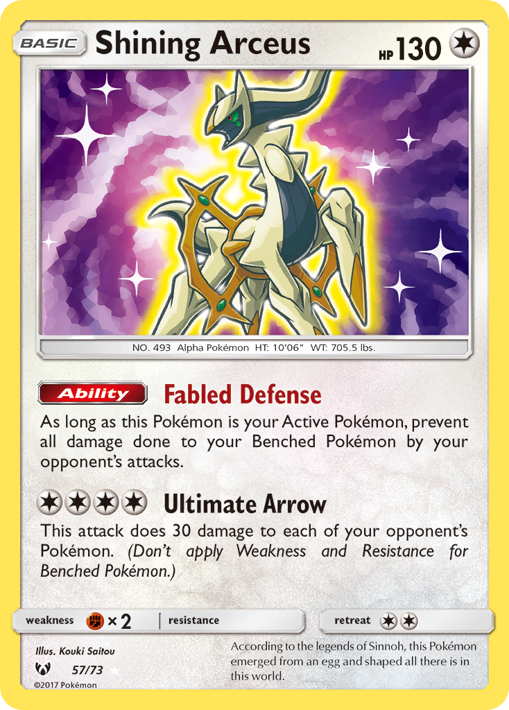 Shining Arceus 57 / 73