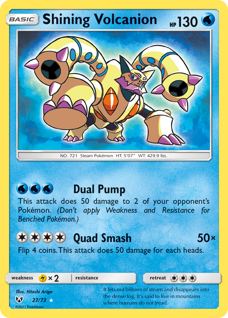 Shining Volcanion 27 / 73