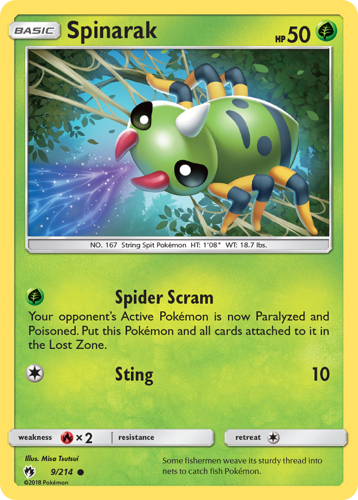 Spinarak 9 / 214