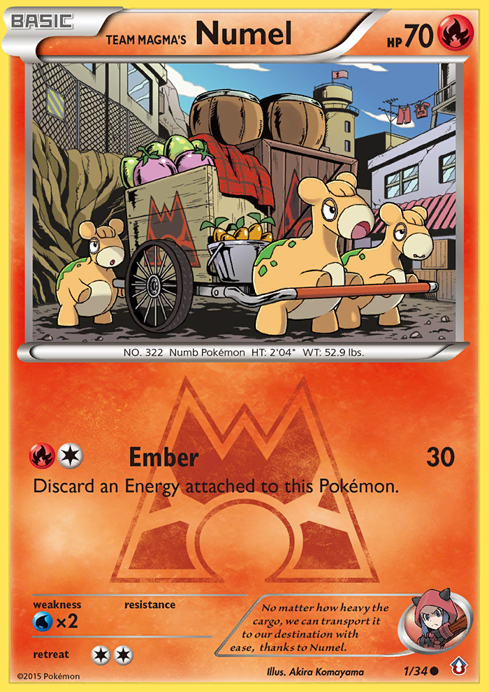 Team Magma's Numel 1 / 34