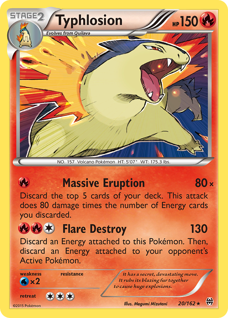 Typhlosion 20 / 162