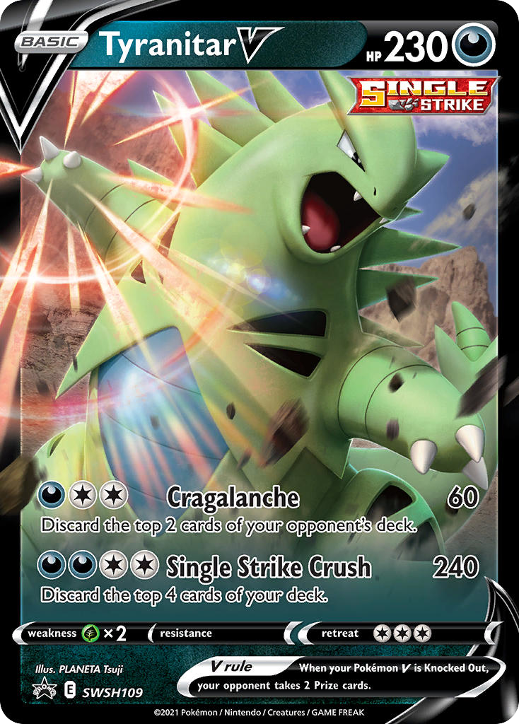 Tyranitar V SWSH109 / 307
