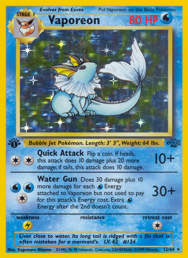 Vaporeon 12 / 64