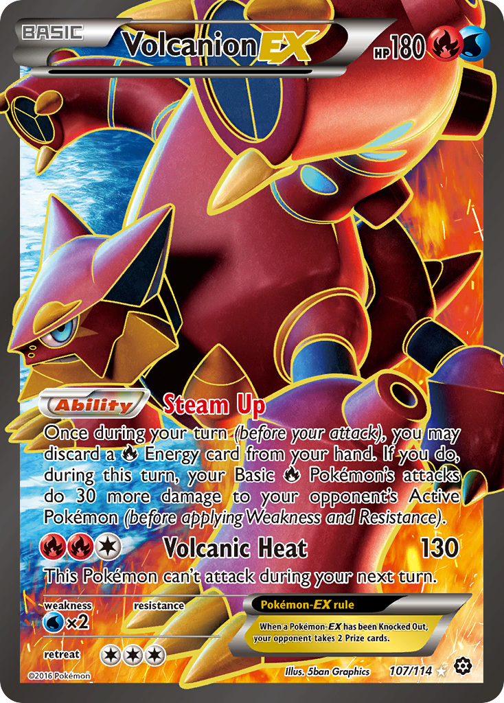 Volcanion-EX 107 / 114