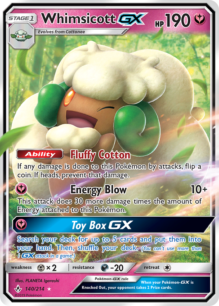 Whimsicott-GX 140 / 214