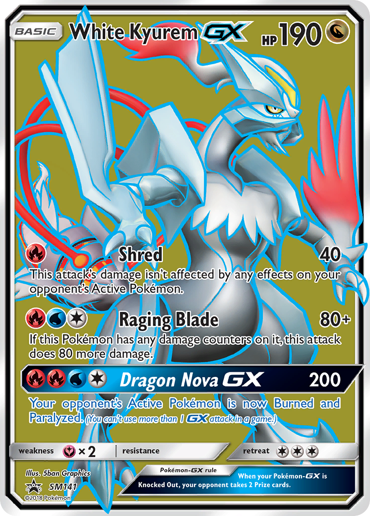White Kyurem-GX SM141 / 248
