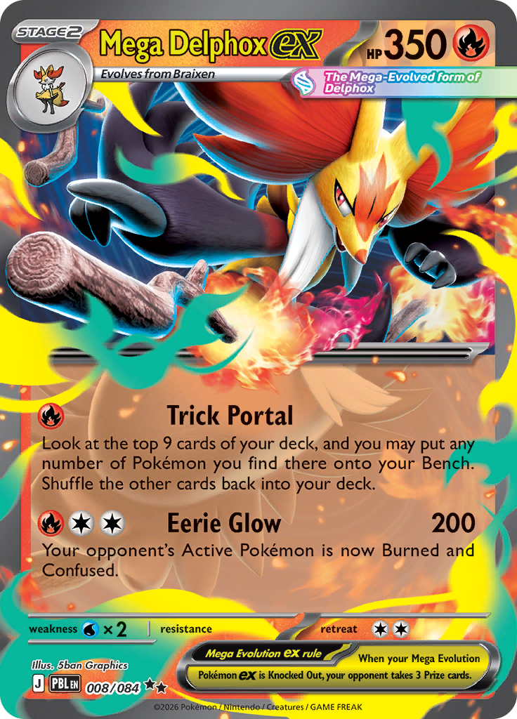 Mega Delphox ex 8 / 120