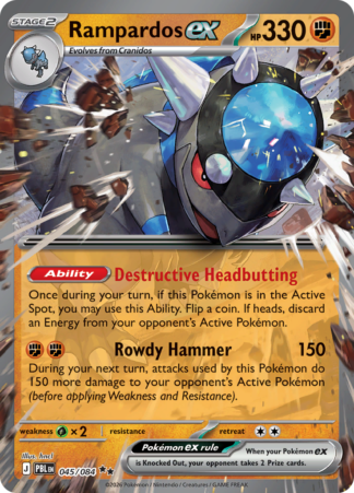 Rampardos ex 45 / 120